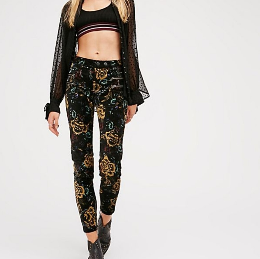 Free People Lennon Printed Pants
